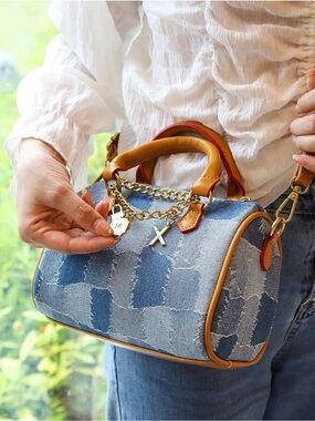 Small Denim Patch Speedy